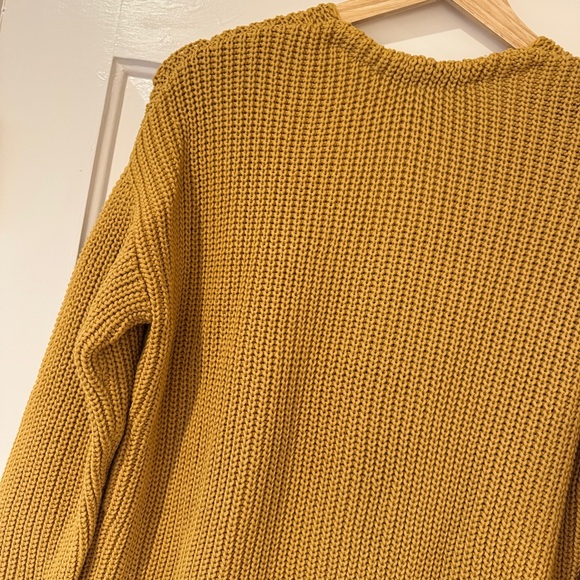Jenni Kayne Cabin Sweater in Mustard V-Neck - Picture 10 of 13